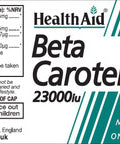 Health Aid Beta-Carotene (Natural) 15Mg 30 Capsules