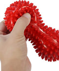 Agatige Double Peanut Massage Lacrosse Ball, Spiky Therapy Ball For Leg Back Shoulder Muscle Release Relief Deep Tissue Massage Yoga Ball(#1)