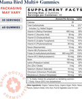 Best Nest Wellness Mama Bird Prenatal Gummies for Women - Vegan Prenatal Vitamins Methylfolate (Folic Acid) Womens Prenatal Multivitamin Strawberry Flavor Once Daily Eye and Brain Development 60Ct