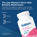 Bariatric Fusion Bariatric Multivitamin with Iron for Women Hair Skin and Nails Blend for Hair Loss After Bariatric Surgery and GLP1 30 Capsules 1 Month Supply