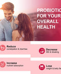 CANLIST Women's Probiotics120 Billion CFUs 18 Strains 3 Prebiotics & Digestive Enzymes Contains Organic Prebiotic Cranberry Women's Health Digestive & Immune Support Non-GMO Soy Gluten Dairy Free