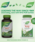 Nature'S Way Kelp - Kelp Supplement For Thyroid Function Support - Botanical Ingredient - Plant-Derived Capsule - Plant-Sourced Iodine - Vegan Gluten-Free & Dairy-Free - 180 Count (180 Servings)