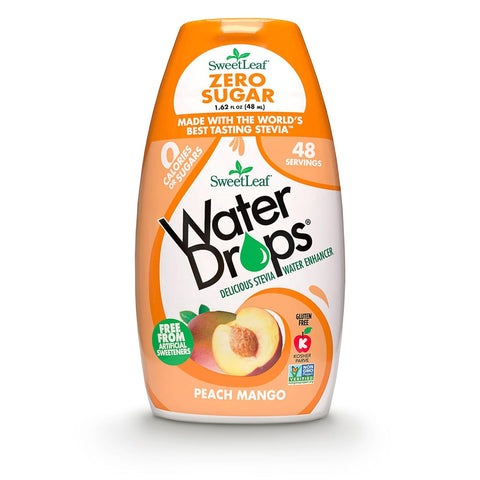 SweetLeaf Water Flavoring Drops - Stevia Water Enhancer, Sugar Free, Zero Calorie Water Additive, Contains Monk Fruit Extract, Gluten Free, Keto Friendly - Tropical Punch, 1.62 Fl Oz (Pack of 1)