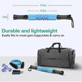 Muscle Roller Stick, Sportneer Handheld Eva Foam Roller Massage Stick Leg Roller Body Massage Stick Tools For Athletes/Runners Relief Muscle Soreness Cramping And Tightness Help Legs And Back Recovery