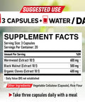 Dedicad 1500Mg Wormwood Capsules With Black Walnut & Cloves - Artemisia Annua Supplement For Immunity, Digestive System & Body
