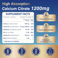 NATURE TARGET Calcium Citrate 1200mg 120 Capsules Healthy Bone and Immune Support High Absorption Cal Citrate for Women and Men Gentle on Digestion Gluten Free