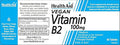 HealthAid Vitamin B2 (Riboflavin) 100mg 60 Tablets