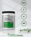 Buffered Sodium Ascorbate Vitamin C Powder | 16 oz | Vegan, Non-GMO, and Gluten Free Supplement | by Horbaach