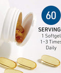 RxOmega3 by Natural Factors Natural Support for Cardiovascular Health with DHA and EPA Daily Dietary Supplement 60 Enteripure Softgels 60 servings
