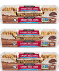 Sesmark Gluten Free Rice Thins Original - Non GMO Project Verified - 3.2 Oz - Crispy Rice Crackers with Sesame Seeds, Certified Gluten-Free and Kosher (Pack of 3)