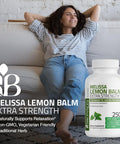 Bronson Melissa Lemon Balm Extra Strength, Non-Gmo, 250 Vegetarian Capsules