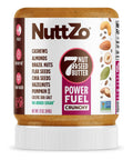 NuttZo Natural Power Fuel 7 Nuts and Seeds Butter, Crunchy, Paleo and Keto Friendly, Peanut and Gluten Free, Kosher, No Added Sugar or Oil, 12 oz Jar