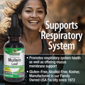 Nature'S Answer Mullein Drops for Lungs Alcohol- Mullein Tea 1 Ounce Mullein Leaf Extract for Lungs Supports Respiratory Function Promotes Healthy Lungs Non-GMO Made in USA