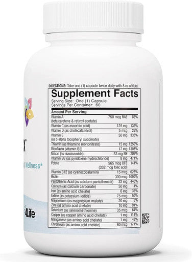 4Life Multiplex - Dietary Supplement with 21 Essential Vitamins and Minerals to Support Health and Immune System - Supplement with A B C Zinc Biotin and More to Support Health - 60 Capsules