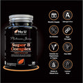 Vitamin B Complex - 8 High Strength B Vitamins & Vitamin C - Vitamins B1, B2, B3, B5, B6, B8, B9 & B12, 90 Timed Release Tablets, 3 Month Supply, Vegan & Vegetarian VIT B Complex