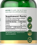 Carlyle Lecithin 2400mg | 240 Softgel Capsules | Phospholipid Supplement | Non-GMO Gluten