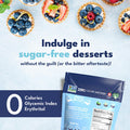 Sweetleaf Indulge Granular Sugar Replacement - All-Purpose Allulose and Monk Fruit Sweetener Blend with Inulin and Stevia Zero-Calorie Sugar Substitute Sugar- Baking Supplies 16 Oz