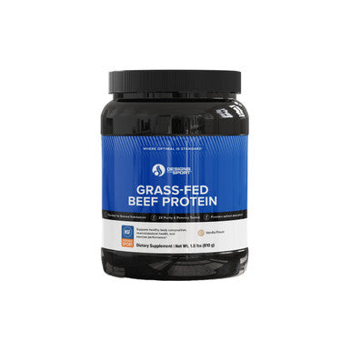 Designs for Sport Beef Protein Powder - NSF Certified for Sport Hydrolyzed Protein - Highly Absorbable with Amino Acids & Collagen Precursors - Bone Broth Protein for Athletes (Vanilla 30 Servings)