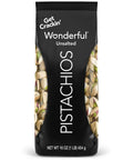 Wonderful Pistachios In Shell, Lightly Salted Nuts, 16 Ounce Resealable Bag | Protein Snacks, Gluten Free, Healthy Food, Work, School, Office Snacks, Airplane Travel Snacks