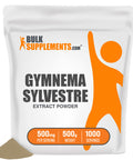BulkSupplements Gymnema Sylvestre Extract Powder - Herbal Supplement Powder, from Gymnema Leaf - 500mg of Gymnema Extract , (500 Grams - 1.1 lbs)