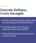 Enzymedica, Enzyme Defense Extra Strength, Advanced Dietary Supplement To Support Immune Health, Vegan, Kosher, Non-Gmo, 90 Capsu