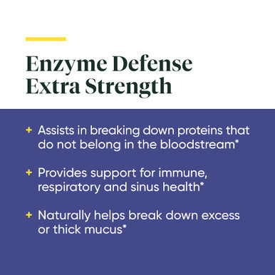 Enzymedica, Enzyme Defense Extra Strength, Advanced Dietary Supplement To Support Immune Health, Vegan, Kosher, Non-Gmo, 90 Capsu