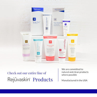 Rejuvaskin Scar Heal Kit For Abdominal Scars, Soften, Flatten, Reduce And Recover, Silicone Sheeting, Rejuvasil Gel & Medical Tape, 1" X 22"