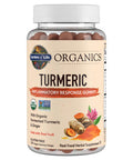 Garden of Life Organics Turmeric Inflammatory Response Gummy - 120 Real Fruit Gummies For Kids & Adults 50Mg Curcumin (95% Curcuminoids) No Added Sugar Organic Non-Gmo Vegan & Gluten Free