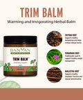 Banyan Botanicals Trim Balm - Certified Organic, 4 Oz - Chitrak And Guggulu Increases Metabolism