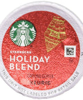 Starbucks K-Cup Coffee Pods, Medium Roast Coffee for Keurig Brewers, Holiday Blend, 100% Arabica, Limited Holiday Edition, 1 Box (32 Pods)