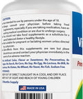Best Naturals Vitamin D3 2000 IU (50 mcg) - 100 Tablets - 100 Days Supply - Helps Support Immune Health Strong Bones and Teeth & Muscle Function (100 Count (Pack of 1))