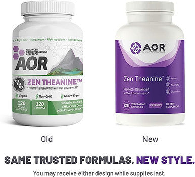 Aor Zen Theanine, 60 Vcaps