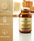 Solgar B-Complex "100" 100 Vegetable Capsules - Heart Health - Nervous System Support - Supports Energy Metabolism - Non Gmo Vegan Gluten/ Dairy Free Kosher Halal - 100 Servings