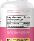 Iron Pills For Women | 45Mg | 200 Slow Release Tablets | Vegetarian, Non-Gmo, Gluten Free Supplement | By Carlyle