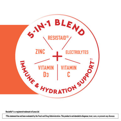 Nature Made Wellblends Active Immune Defense Fizzy Drink Mix Resistaid Vitamin C 500Mg Vitamin D 1000 Iu Zinc And Electrolytes Powder 14 Stick Packs