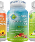 All Day Vegan Supplement Overall Health Support Vegan Whole Food Multivitamin With Iron Liposomal Vitamin C 1500Mg And Optimal Dim Diindolylmethane Plus Supplement 200Mg