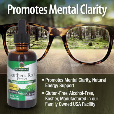 Nature's Answer Alcohol-Free Eleuthero Root, 2-Fluid Ounces