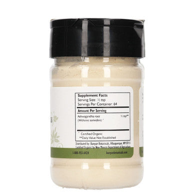 Banyan Botanicals Ashwagandha Powder- Certified Organic