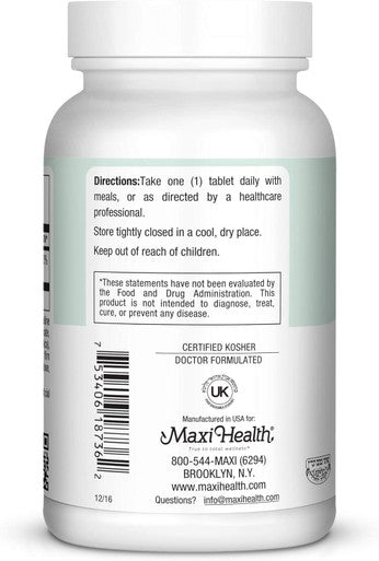 Maxi Health Vitamin D3 1000 IU - for Healthy Muscle Function Bone Health and Immune Support 360 Tablets Best Kosher Supplement for Adults