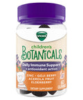 Vicks Children's Botanicals Daily Immune Support* + Antioxidant Action, Gummies, Made with Zinc, Goji Berry, Acerola , and Elderberry, 60 ct