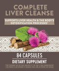 Nature'S Way Complete Liver Cleanse, Supports Liver Health*, With Milk Thistle Seed Extract Taurine, L-Glutamine, 84 Capsules
