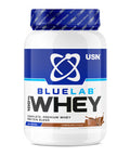 USN Blue Lab Whey Protein Powder: Chocolate - Whey Protein 908g - Post-Workout - Whey Isolate - Muscle Building Powder Supplement With Added BCAAs Chocolate 2 Pounds