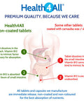 Health4All Multivitamins One A Day 360 Tablets Made In The Uk