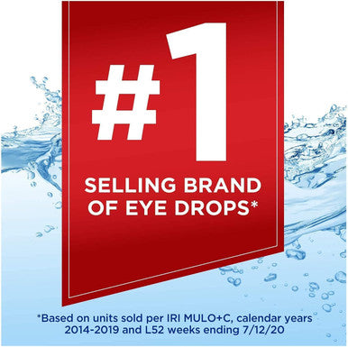 Clear Eyes Maximum Redness Relief Eye Drops | Relieves Drying, Burning & Irritations | 0.5 Ounce per Box | 6 Boxes Total