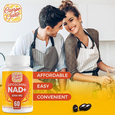 2000 Mg Nad Supplement, Liposomal Nad+ Supplement With High Absorption, More Efficient Than Nicotinamide Riboside, Pure & Plus Boosting Supplement, Aging Defense, Metabolism & Cellular, 120 Softgels