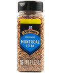 McCormick Grill Mates Seasoning, Montreal Steak, No MSG Added, Gluten Free, No Artificial Flavors, For Transforming Everyday Cuts of Meat and Vegetables into a Grilling Masterpiece, 11.62 oz