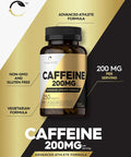 Carlyle Caffeine Pills 200mg | 250 Tablets | Advanced Athlete Formula | Vegetarian Non-GMO & Gluten Supplement