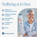 Pure Micronutrients Calcium Supplement For Women & Men - Calcium Citrate & Hydroxyapatite + Vitamin D3 K2 Magnesium Zinc & More For Complete Bone Health 180 Tablets