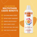 Liquid Multivitamin with Vitamin B6 Vitamin B2 for Digestive Immune Support Powerful Vitamins Minerals to Support Natural Detox Cleanse Strong Hair Skin Nails 32 FL oz