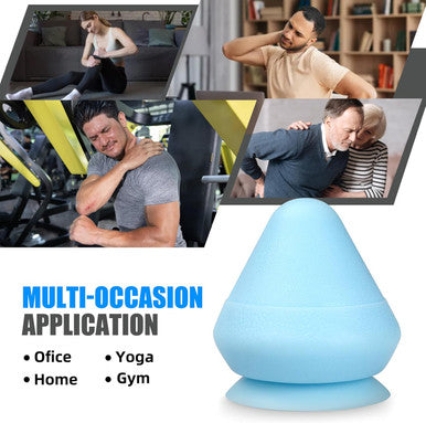 Mountable Massage For Back Neck, Shoulder, Feet, Leg, Back Myofascial Release, Muscle Knots, Pain Relief, Mountable Back Pain Relief Tool & Trigger Point And Deep Tissue Massage